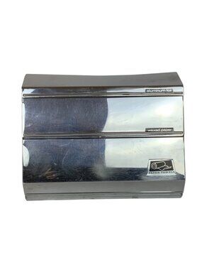 Vintage Kmart Stainless Chrome Kitchen Wrap Dispenser Wall Mount Retro 1980s